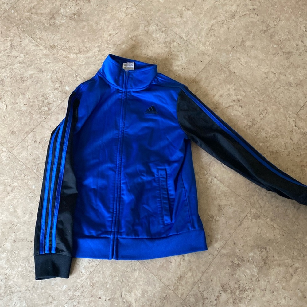 Boys heavy adidas zip up